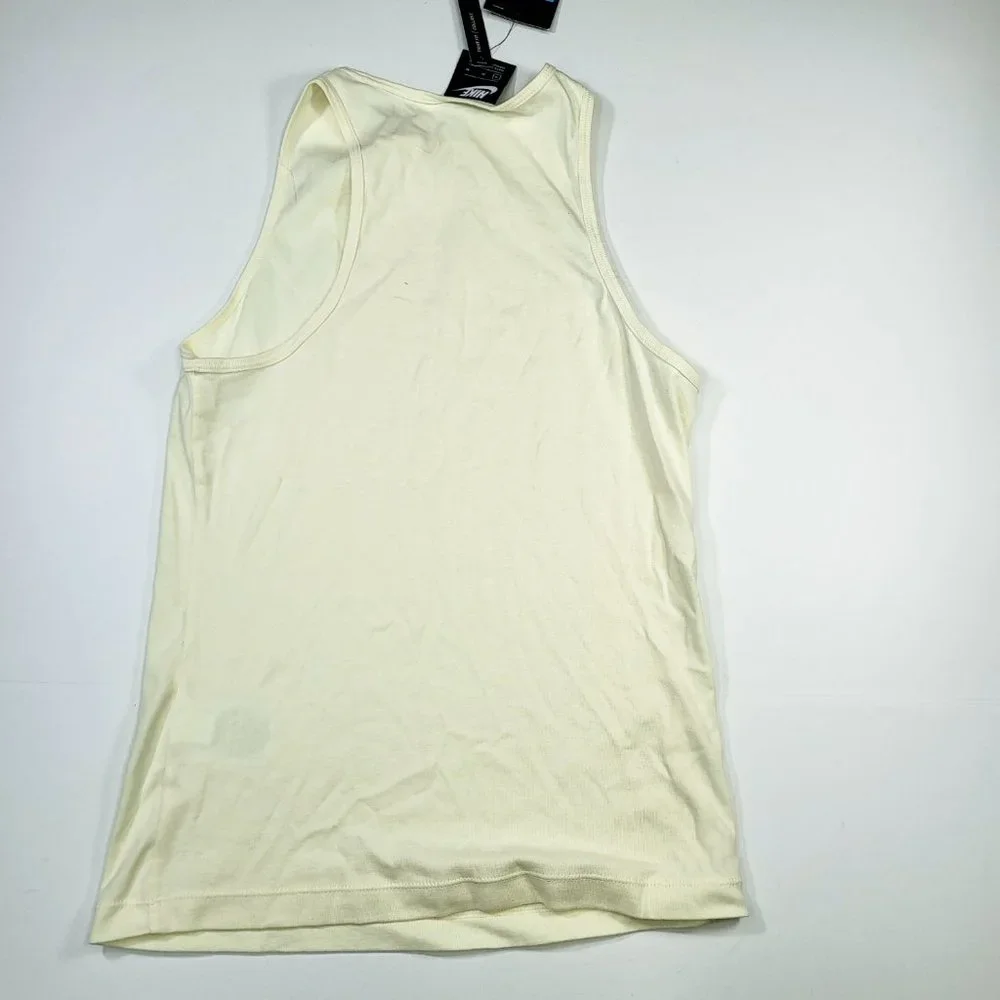 Nike Sportswear Essential Tank Top Women's Running Training Yellow CZ9841-113 - Picture 2 of 5
